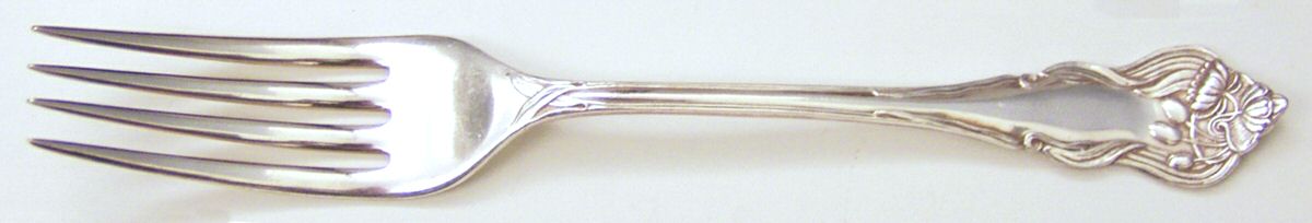 Nenuphar (Silverplate, 1905) Fork by International Silver-1