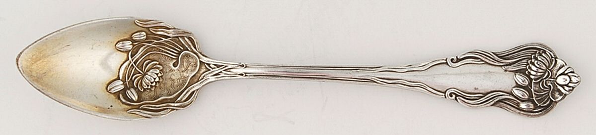 Nenuphar (Silverplate, 1905) Fruit/Orange Spoon by International Silver-1