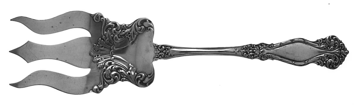 Newton-Raleigh (Silverplate) Large Solid Cold Meat Serving Fork by International Silver-1