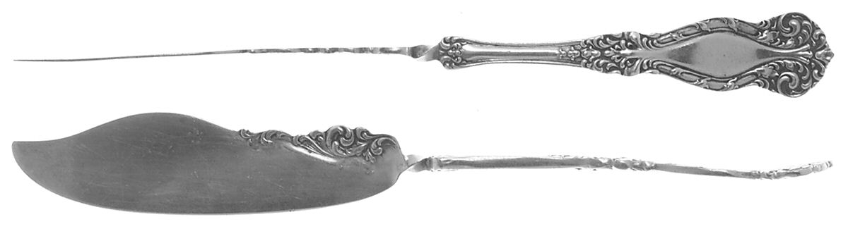Newton-Raleigh (Silverplate) Flat Handle Master Butter Knife by International Silver-1