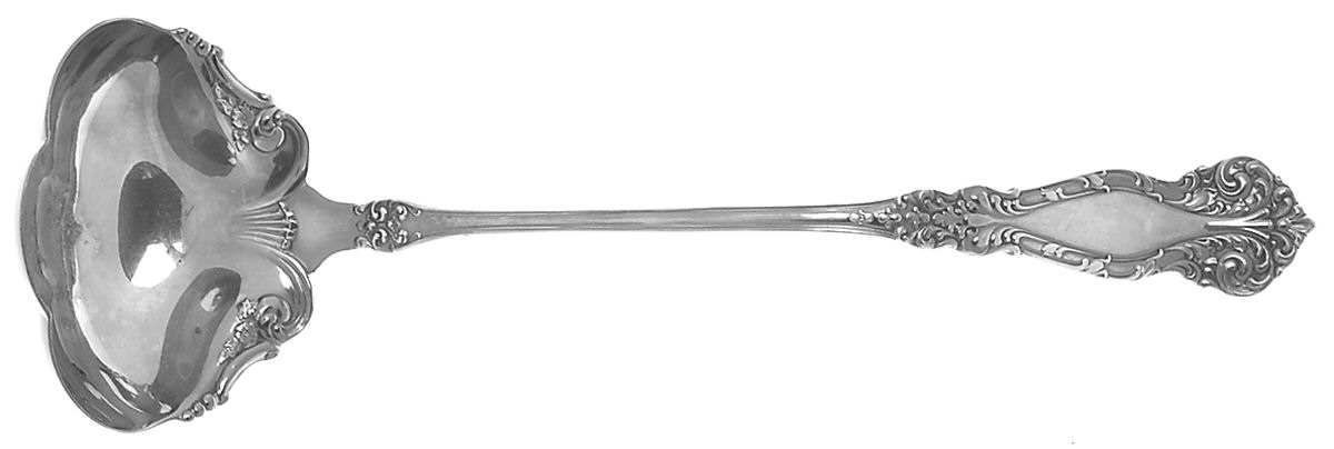 Newton-Raleigh (Silverplate) Solid Soup Ladle by International Silver-1