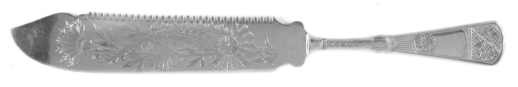 Nevada (Silverplate, 1881) Cake Saw Solid Piece by International Silver-1