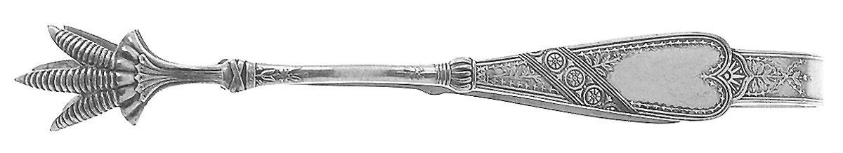 Newport (Silverplate, 1879) Large Ice Serving Tongs with Claw Tips by International Silver-1