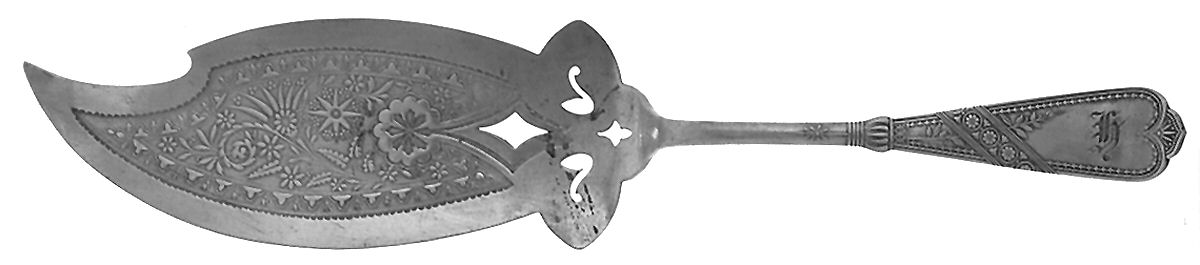Newport (Silverplate, 1879) Small Solid Fish Serving Knife by International Silver-1