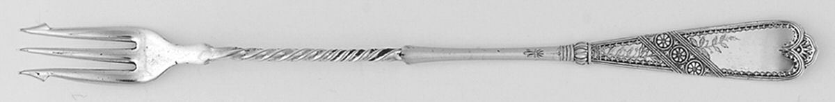 Newport (Silverplate, 1879) Long Handle Pickle/Olive Fork by International Silver-1