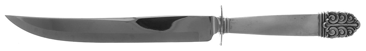 Northern Lights (Sterling, 1946, Glossy) Small Carving Knife W/Sterling Guard by International Silver-1