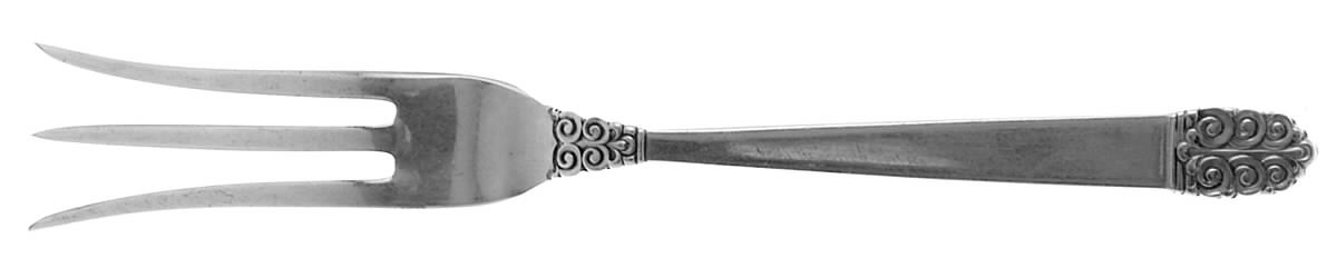 Northern Lights (Sterling, 1946, Glossy) Lemon Fork by International Silver-1
