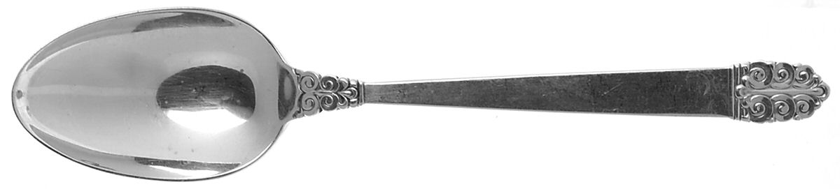 Northern Lights (Sterling, 1946, Glossy) Dessert/Oval Soup Spoon by International Silver-1
