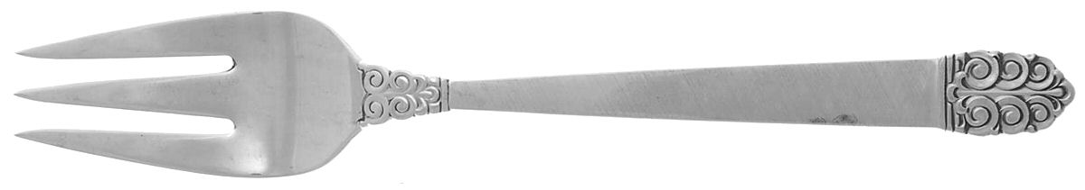 Northern Lights (Sterling, 1946, Glossy) Individual Salad Fork by International Silver-1