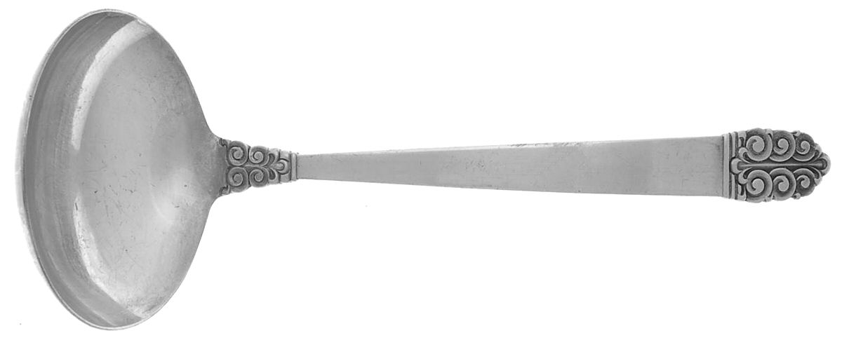 Northern Lights (Sterling, 1946, Glossy) Solid Gravy Ladle by International Silver-1