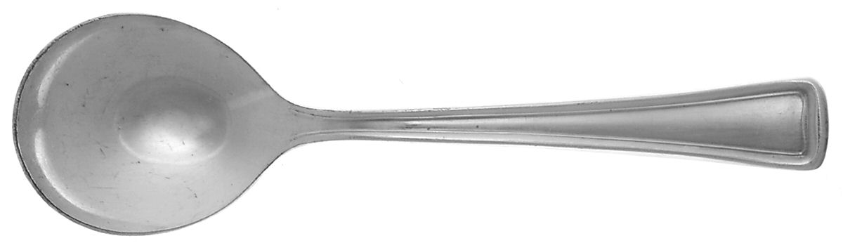 Norman (Silverplate, 1953) Round Bowl Soup Spoon (Cream Soup) by International Silver-1