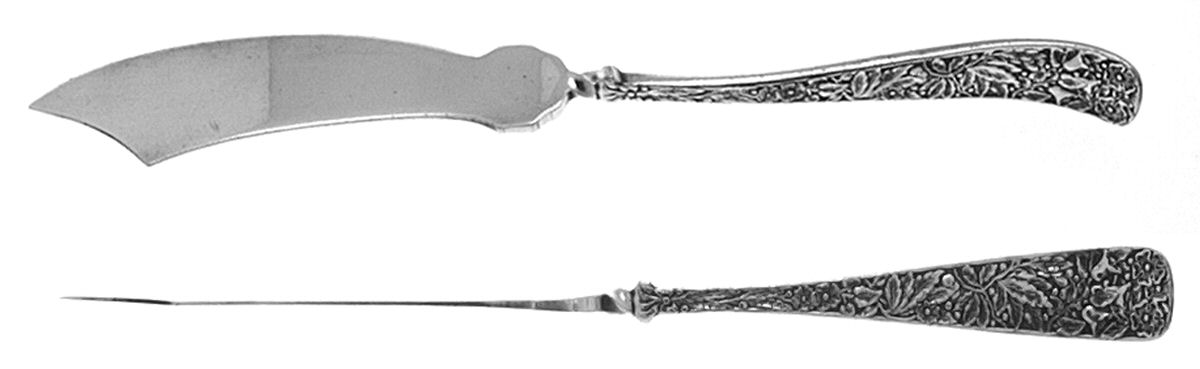 Normandie (Silverplate, 1887) Flat Handle Master Butter Knife by International Silver-1