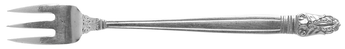 Norse (Sterling, 1937) Cocktail/Seafood Fork by International Silver-1