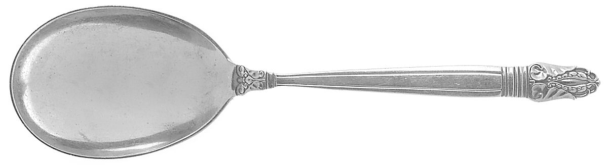 Norse (Sterling, 1937) Preserve Spoon by International Silver-1