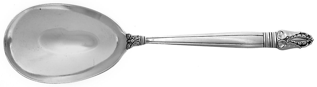 Norse (Sterling, 1937) Large Solid Berry/Casserole Spoon by International Silver-1
