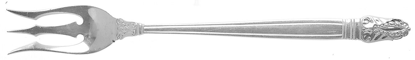 Norse (Sterling, 1937) Short Handle Pickle/Olive Fork by International Silver-1