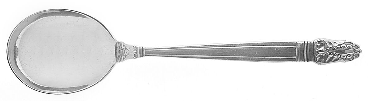 Norse (Sterling, 1937) Round Bowl Soup Spoon (Cream Soup) by International Silver-1
