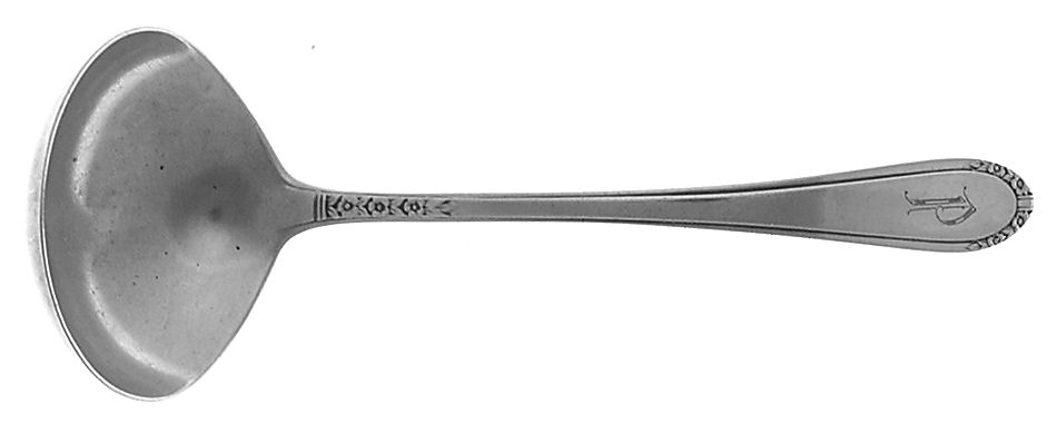 Nosegay (Sterling, 1938) Solid Gravy Ladle by International Silver-1