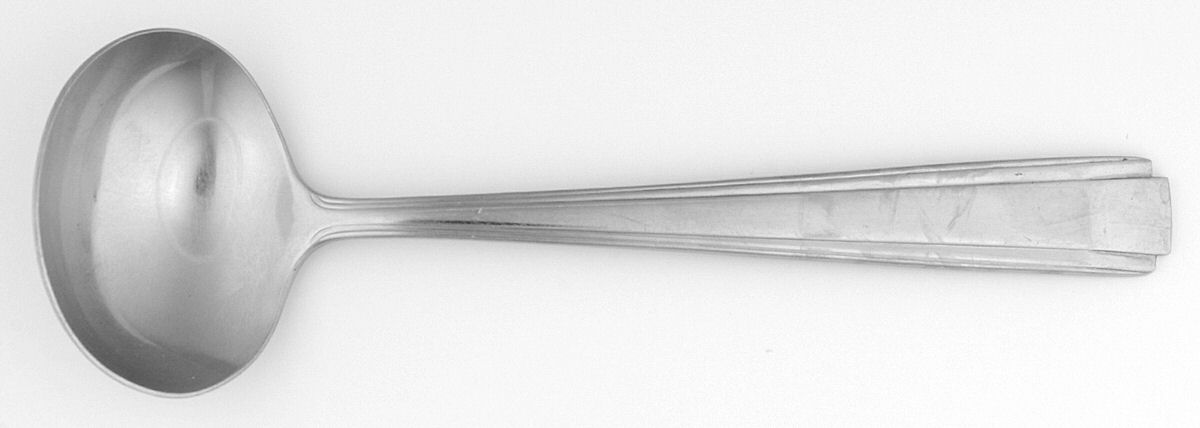 Nouveau (Stainless) Solid Gravy Ladle by International Silver-1
