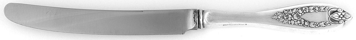 Old Colony (Silverplate, 1911) Individual Fruit Knife with Stainless Blade by International Silver-1