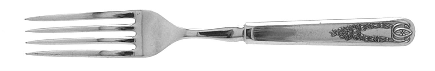 Old Colony (Silverplate, 1911) Indented Solid Handled Fork by International Silver-1