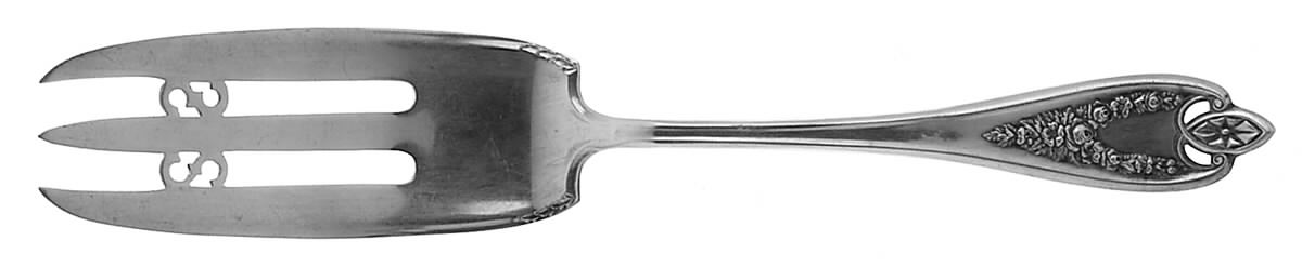 Old Colony (Silverplate, 1911) Cake Serving Fork by International Silver-1