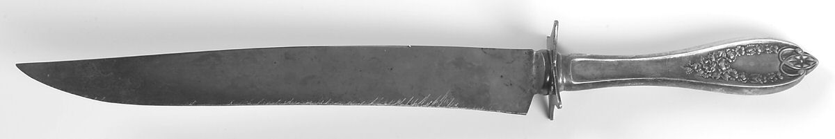 Old Colony (Silverplate, 1911) Large Stainless Blade Roast Carving Knife by International Silver-1