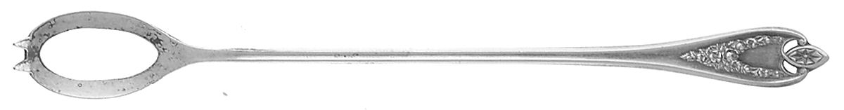 Old Colony (Silverplate, 1911) Pierced Bowl Short Handle Olive Spoon by International Silver-1