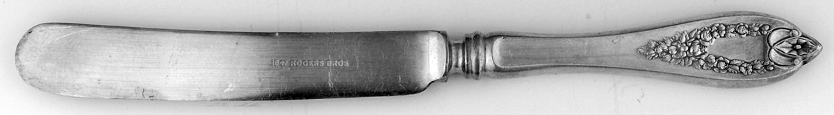 Old Colony (Silverplate, 1911) Old French Hollow Knife with Bolster by International Silver-1