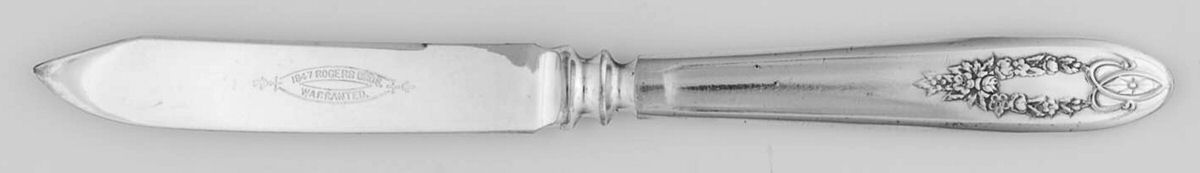Old Colony (Silverplate, 1911) Individual Solid Fruit Knife by International Silver-1