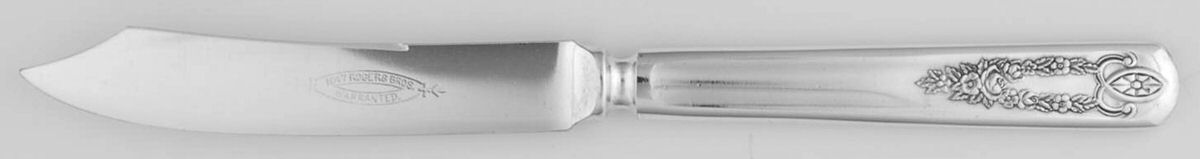 Old Colony (Silverplate, 1911) Individual Solid Fruit Knife by International Silver-1