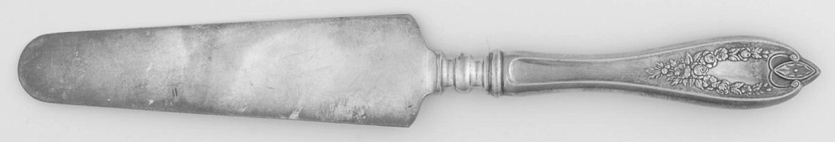 Old Colony (Silverplate, 1911) Pie Server with Silverplate Blade by International Silver-1