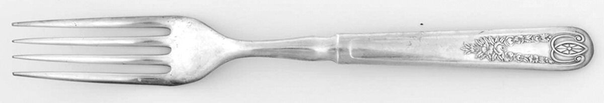 Old Colony (Silverplate, 1911) Indented Solid Handled Fork by International Silver-1