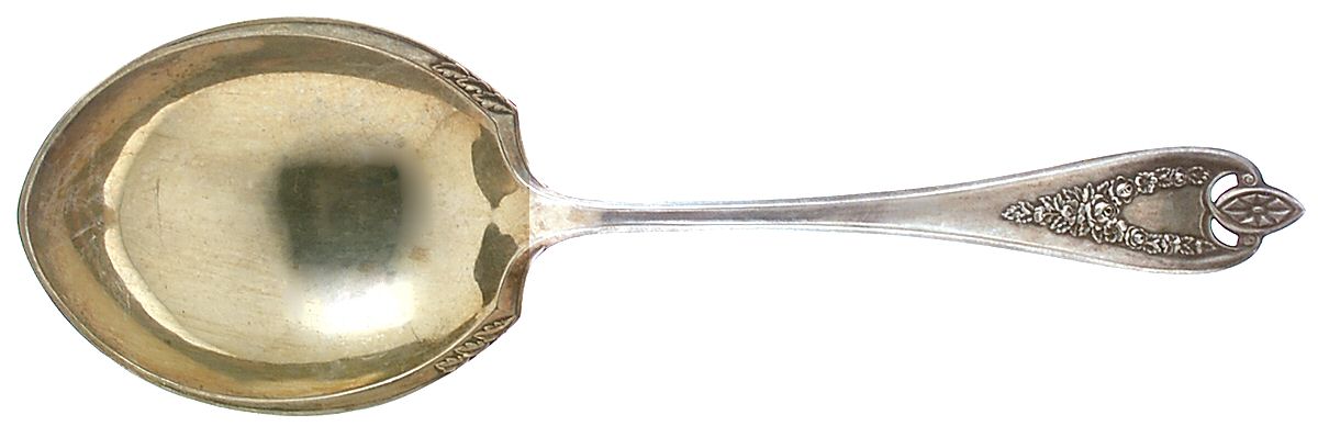 Old Colony (Silverplate, 1911) Solid Smooth Berry/Casserole Spoon by International Silver-1