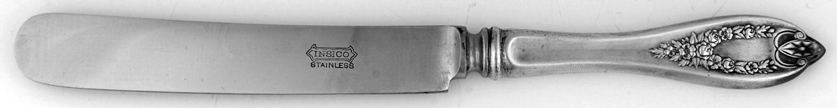 Old Colony (Silverplate, 1911) Old French Hollow Knife with Bolster by International Silver-1
