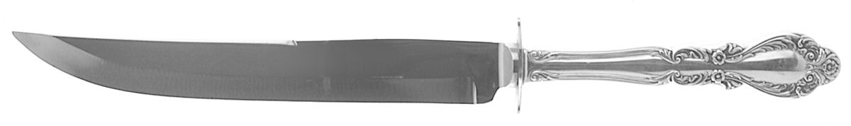 Old Charleston (Sterling, 1951) Small Steak Carving Knife with Stainless Blade by International Silver-1