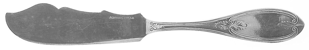 Olive (Silverplate, 1848) Flat Handle Master Butter Knife by International Silver-1
