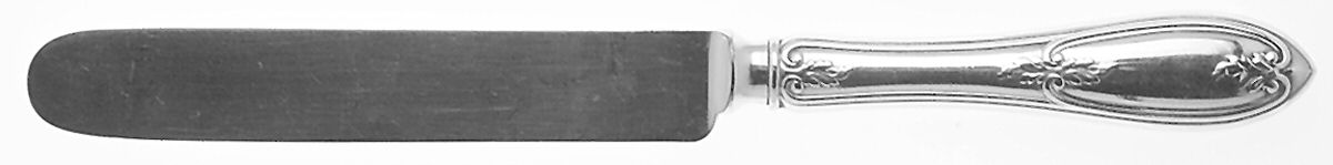 Olive (Silverplate, 1848) Blunt Hollow Knife with Bolster by International Silver-1