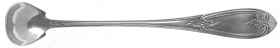 Olive (Silverplate, 1848) Mustard Spoon by International Silver-1