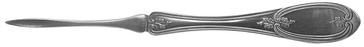 Olive (Silverplate, 1848) Solid Nut Pick by International Silver-1