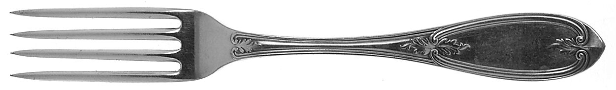 Olive (Silverplate, 1848) Youth Fork by International Silver-1