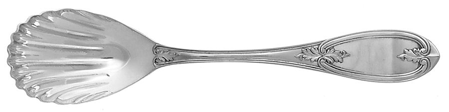 Olive (Silverplate, 1848) Sugar Shell Spoon by International Silver-1