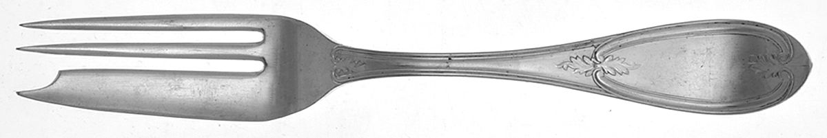 Olive (Silverplate, 1848) Pastry Fork by International Silver-1