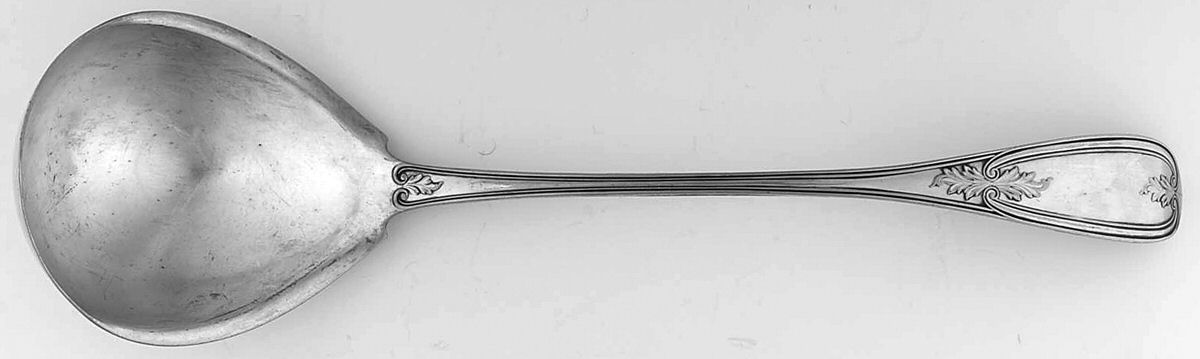 Olive (Silverplate, 1848) Large Solid Soup Ladle by International Silver-1