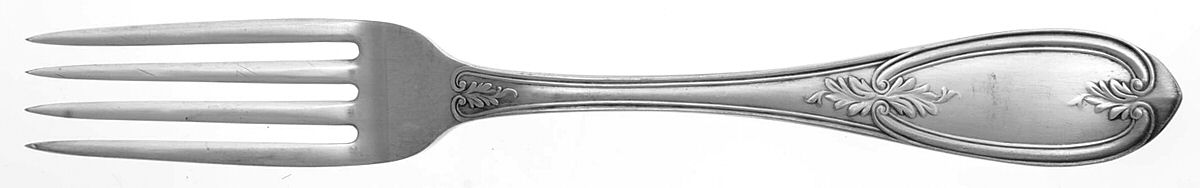Olive (Silverplate, 1848) Fork by International Silver-1