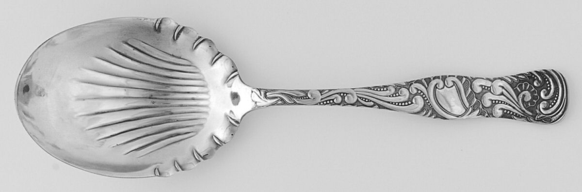 Opal (Silverplate, 1890) Solid Smooth Casserole Spoon by International Silver-1