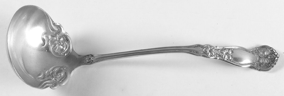 Orange Blossom (Silverplate, 1910) Solid Soup Ladle by International Silver-1