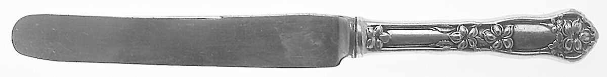 Orange Blossom (Silverplate, 1910) Old French Hollow Knife by International Silver-1