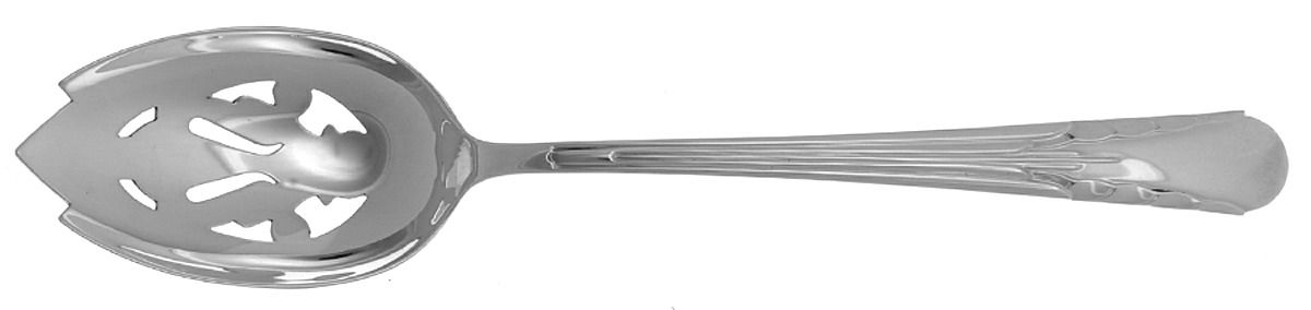 Orchid (Sterling, 1929-1930) Pierced Tablespoon (Serving Spoon) by International Silver-1