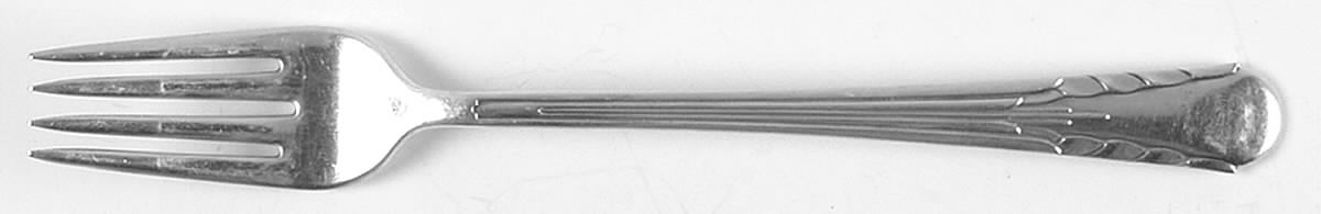 Orchid (Sterling, 1929-1930) Grille Fork (Viande) by International Silver-1
